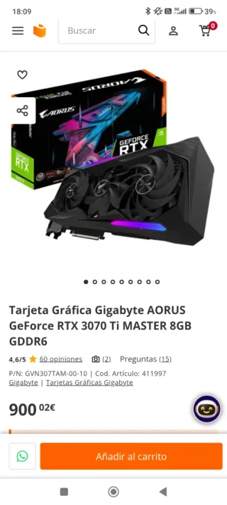 PC Gaming RTX 3070 Ti