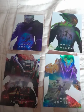 Venta solidaria: 4 Postales Anthem