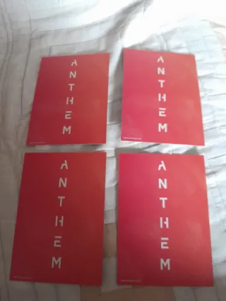 Venta solidaria: 4 Postales Anthem