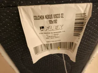 Base Tapizada Relax 105x180 + Regalo Colchón Flex.