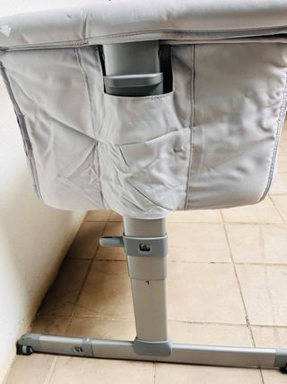 Cuna colecho Chicco gris