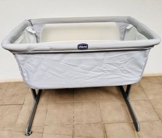 Cuna colecho Chicco gris