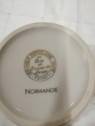 Porcelana Francesa Art Deco Normandia