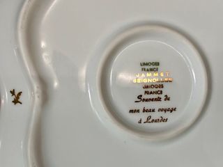 🇫🇷 Limoges joyero con escena religiosa