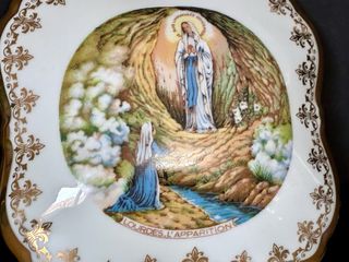 🇫🇷 Limoges joyero con escena religiosa