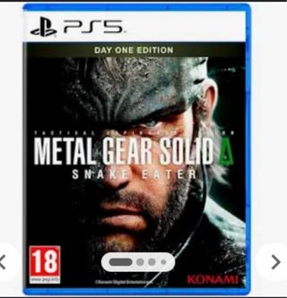 Metal Gear Solid A Snake Eater PS5 Day One