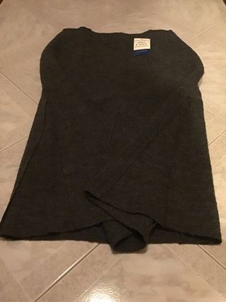 Gonna Laura Pura Lana Grigia