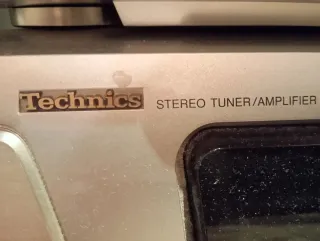 Equipo de música Technics plata/negro