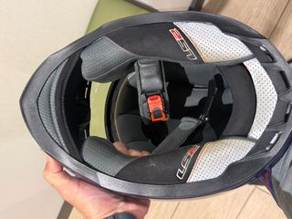 Casco Moto LS2 Azul, pintado custom