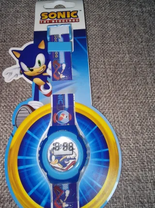 Reloj Digital Sonic The Hedgehog Azul