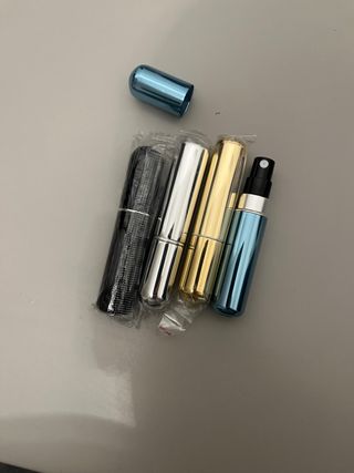 Boccette ricaricabili profumo set 4 pezzi