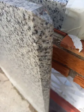 Bancada de granito de cocina.