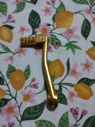 Pedale cambio moto pieghevole oro