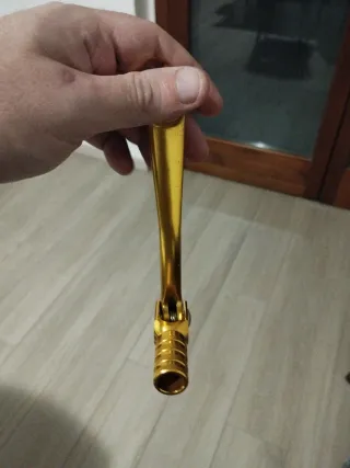 Pedale cambio moto pieghevole oro