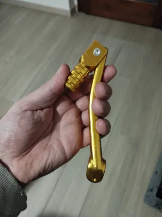Pedale cambio moto pieghevole oro