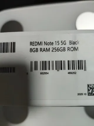 Móvil Redmi Note 15 5G Xiaomi