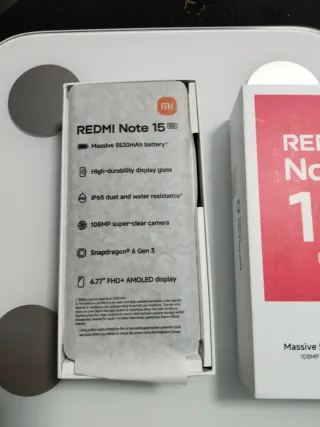 Móvil Redmi Note 15 5G Xiaomi