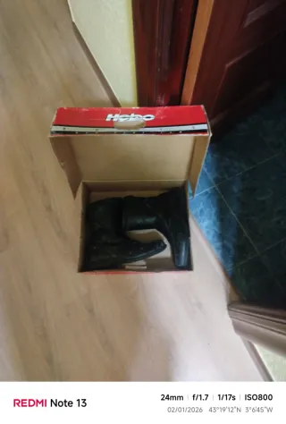 Buzo Hebo Moto Rojo y Negro