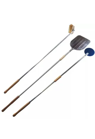 KIT PALE SET PALA PIZZA FORNO A LEGNA 3pz