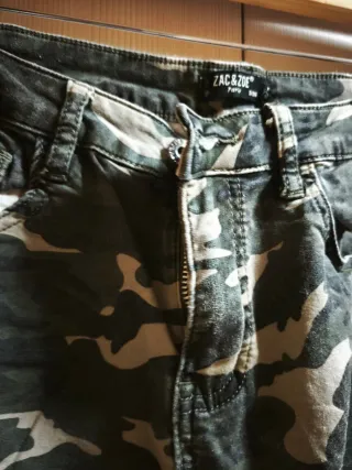 Pantalón militar camuflaje mujer