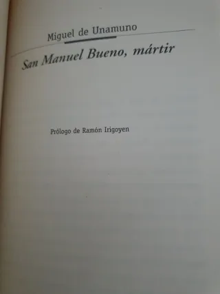 San Manuel Bueno, mártir