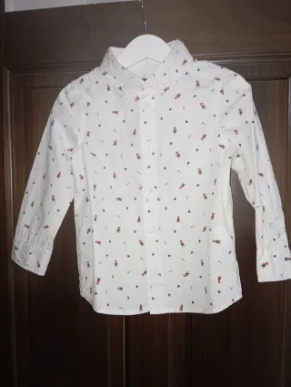 Camisa infantil estampada