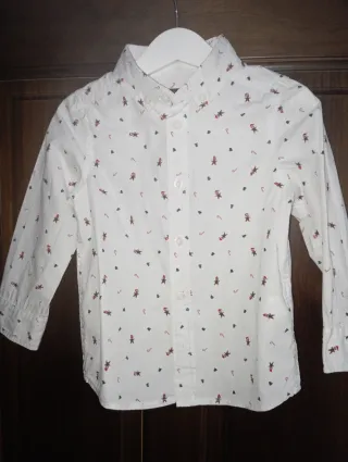 Camisa infantil estampada