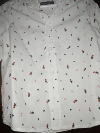 Camisa infantil estampada
