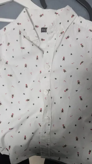 Camisa infantil estampada