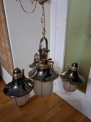 Lámpara de techo marinera 4 brazos