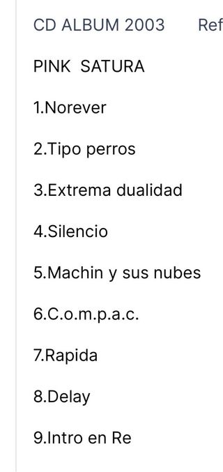 CD Pink Satura - Norever