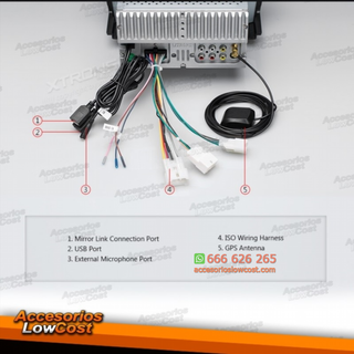 RADIO GPS DVD 2 DIN 7” ESPECÍFICO PARA TOYOTA RAV