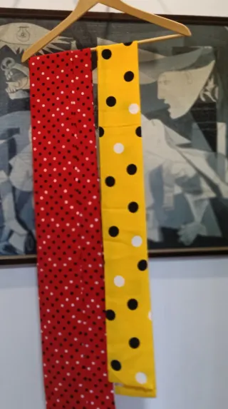 Falda flamenca volantes lunares de colores