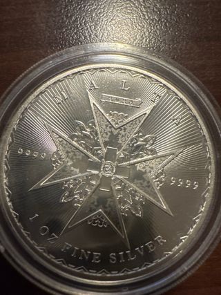 Lote 3 Onzas Plata Malta 2023-2024