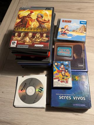 Lote Videojuegos PC, Playstation 2, música antiguo