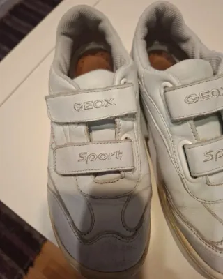 Zapatillas Geox Sport Blancas Velcro