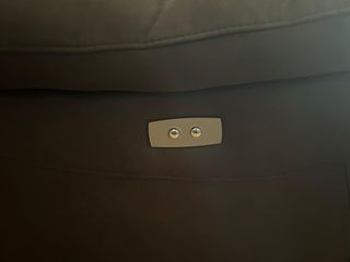 Divano relax motorizzato marrone cioccolato