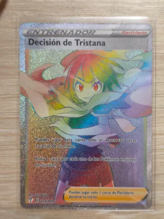 Carta Pokémon Entrenador Decisión de Tristana