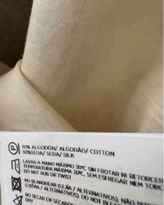 Camisa de algodón Woman beige