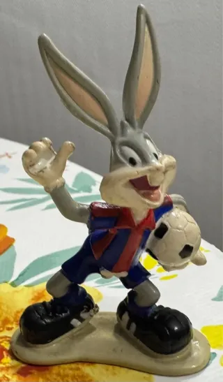 Figura Bugs Bunny Looney Tunes Barça PVC