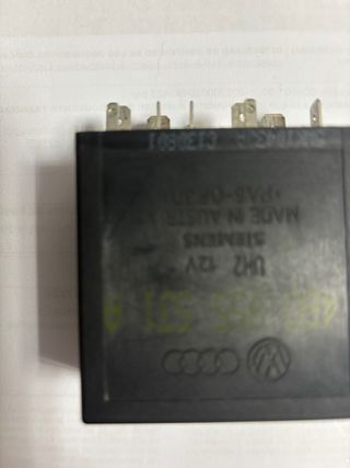 Relé electroventilador Seat Toledo 2003 TDI