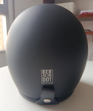 Casco Jet Negro Mate Talla L + Gafas