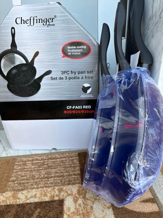 Set 3 Padelle Cheffinger nere