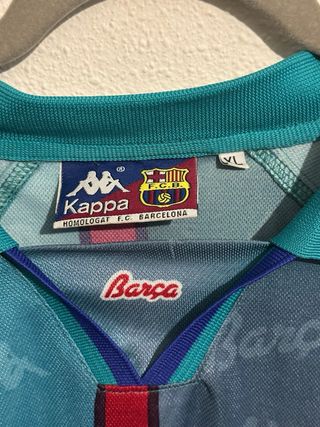 Camiseta FC Barcelona Kappa Azul/Turquesa