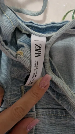 Vestido vaquero Zara Talla M