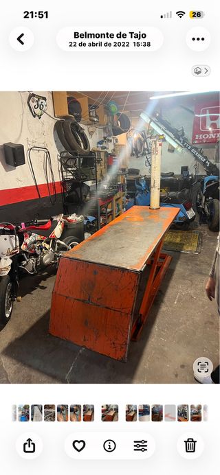 Elevador de motos hidráulico