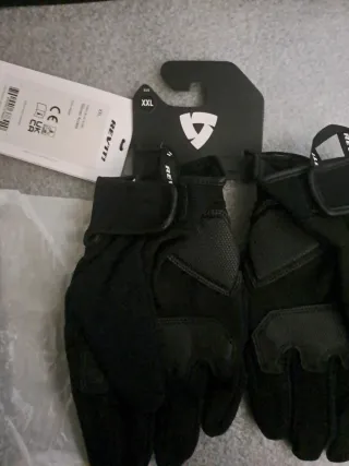 Guanti moto REV'IT! XXL Nuovi. Colore nero.
