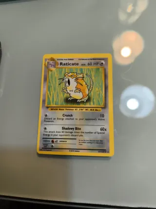 Raticate 1st Edition Pokémon Card