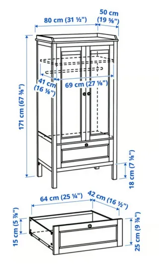 Armario infantil blanco