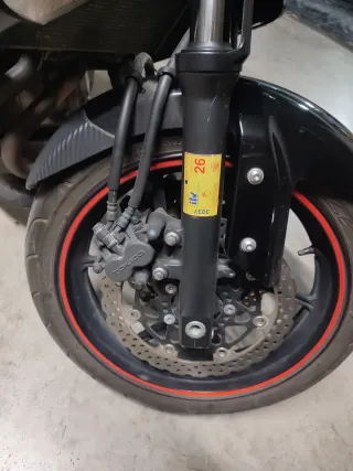 Kawasaki ER-6N Moto Naked Negra